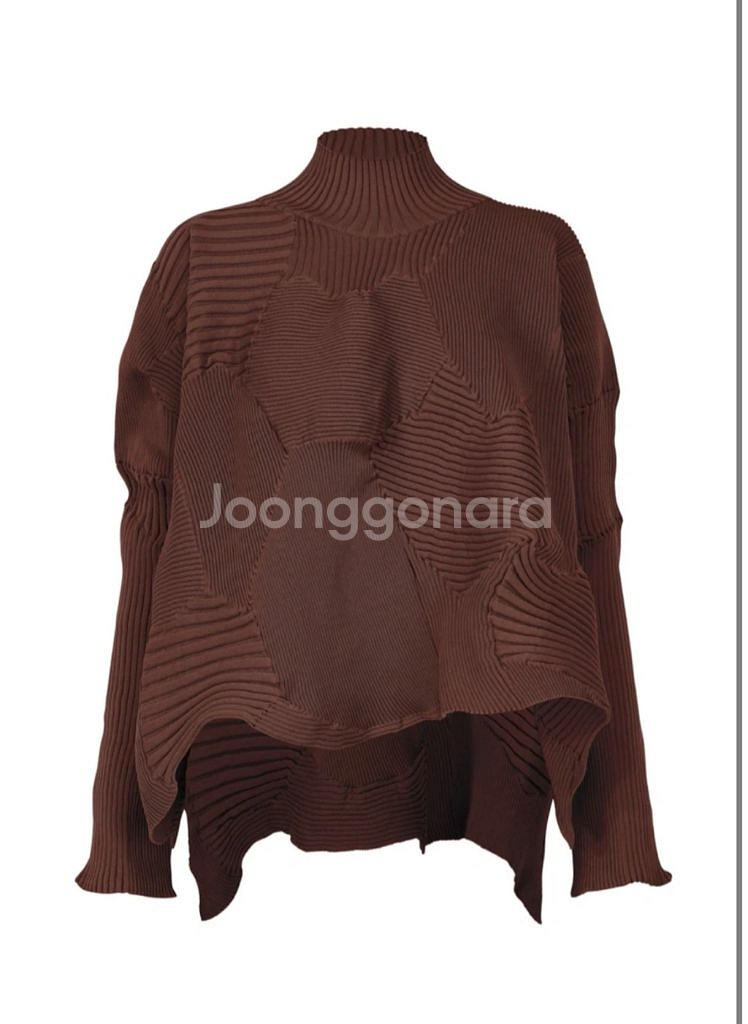 이세이미야케 코네코네 반목탑 다크브라운--0