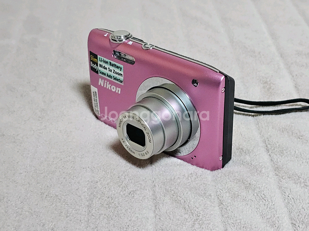 니콘 쿨픽스 S2600 핑크색 디지털 카메라--1