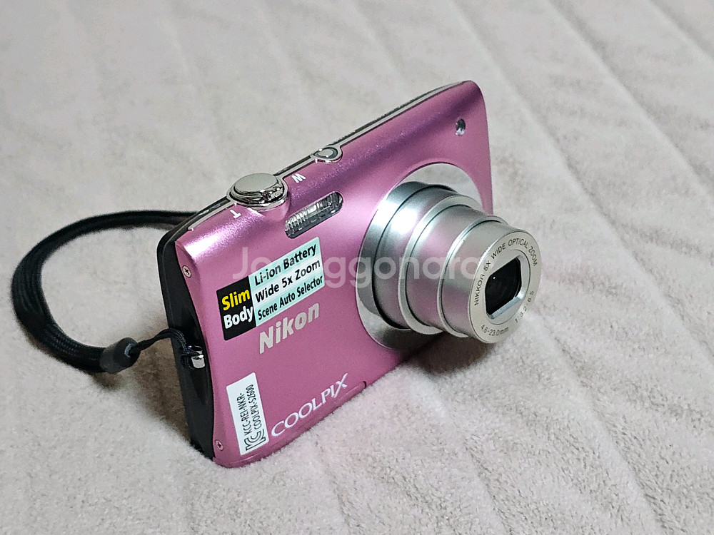 니콘 쿨픽스 S2600 핑크색 디지털 카메라--2