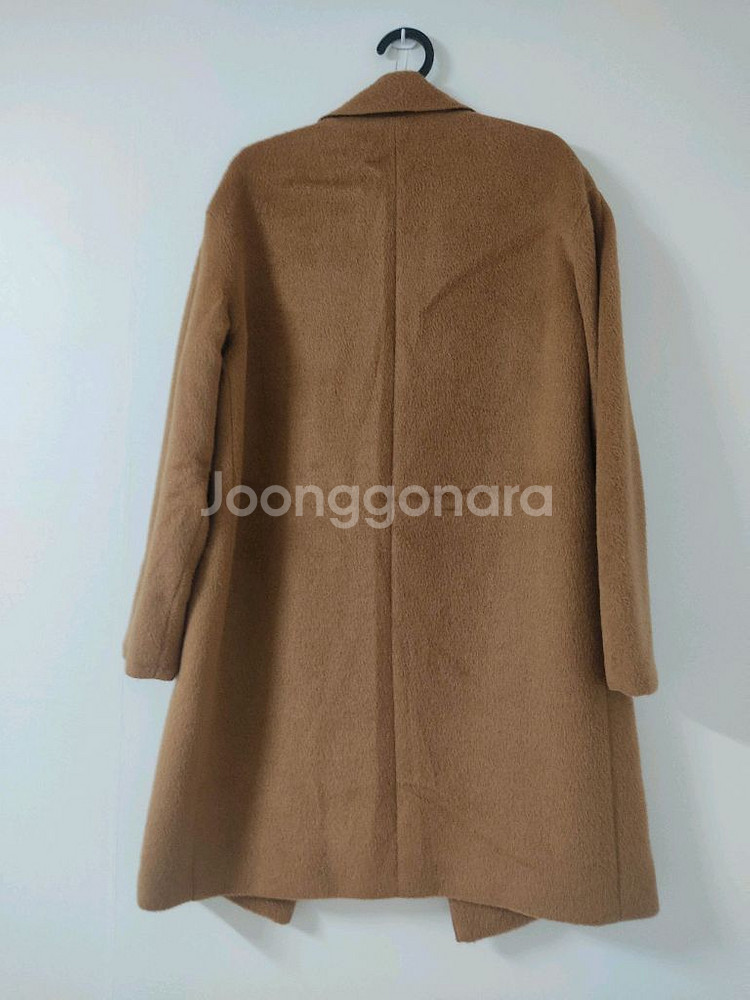 매긴 카멜색 모직 겨울 코트--3