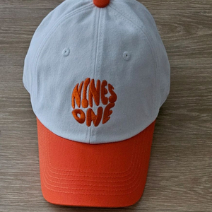 무신사나원콜라보볼캡오렌지색