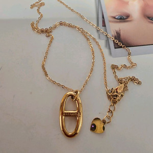 18k 핑크골드 목걸이