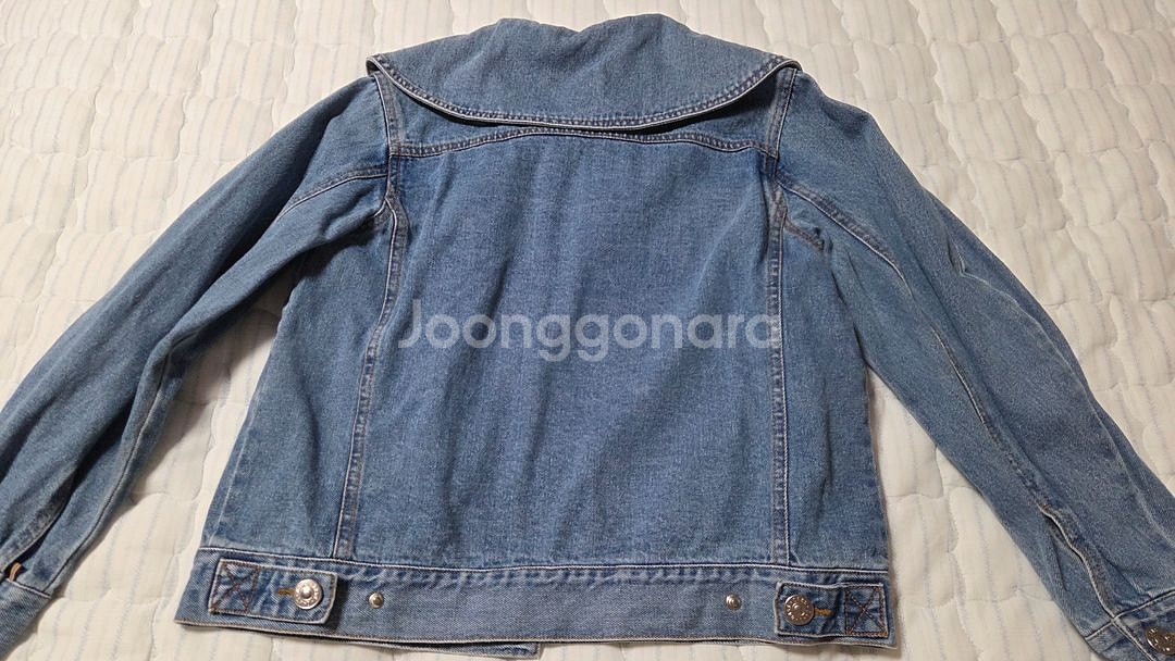 닥스키즈 아이코닉 빅카라 데님자켓 ㅡ사이즈 150(13--1