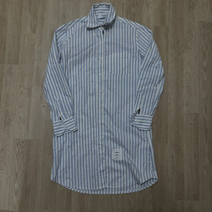 톰브라운 뉴욕 여성 스트라이프 롱 셔츠 S/90