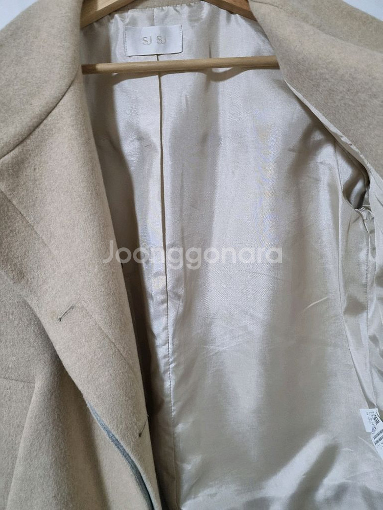 SJSJ 양모코트 베이지 미착용--3