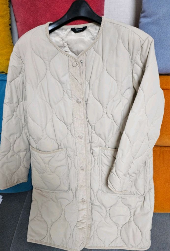 탑텐 롱점퍼 발열 퀄팅롱점퍼--1