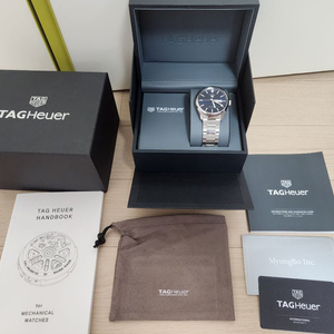 태그호이어 까레라 데이 데이트 칼리버41mm 청판