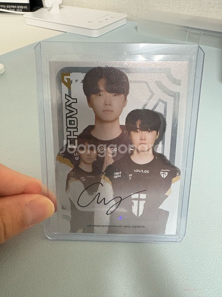 젠지 쵸비선수 오토카드 판매합니다--0