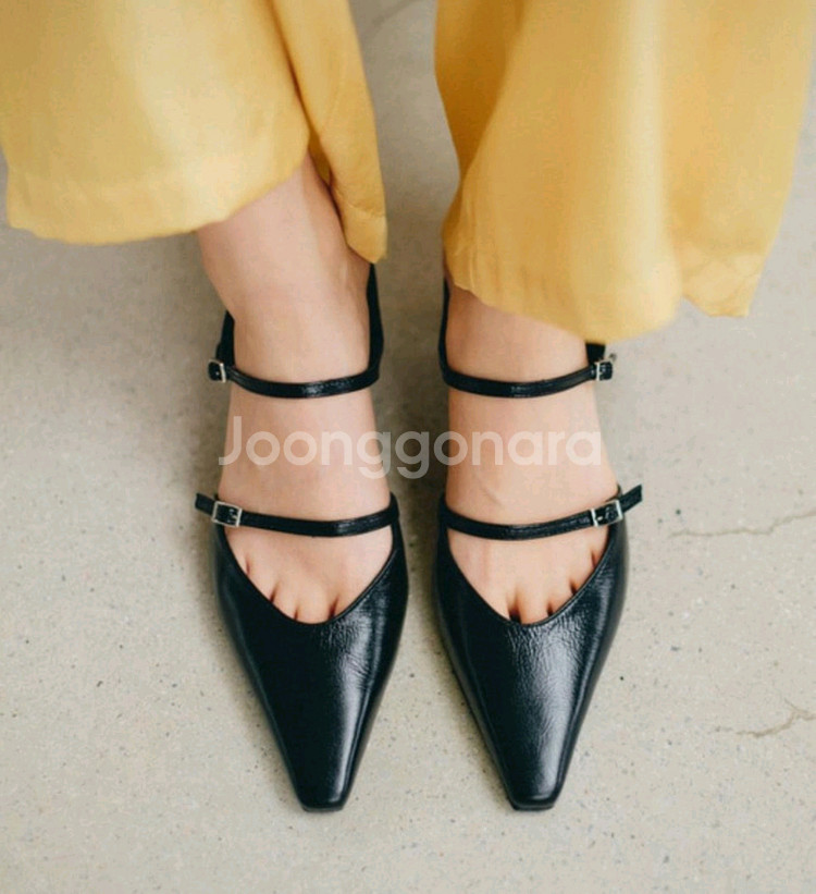 살롱드쥬 블랙 펌프스힐 245--0