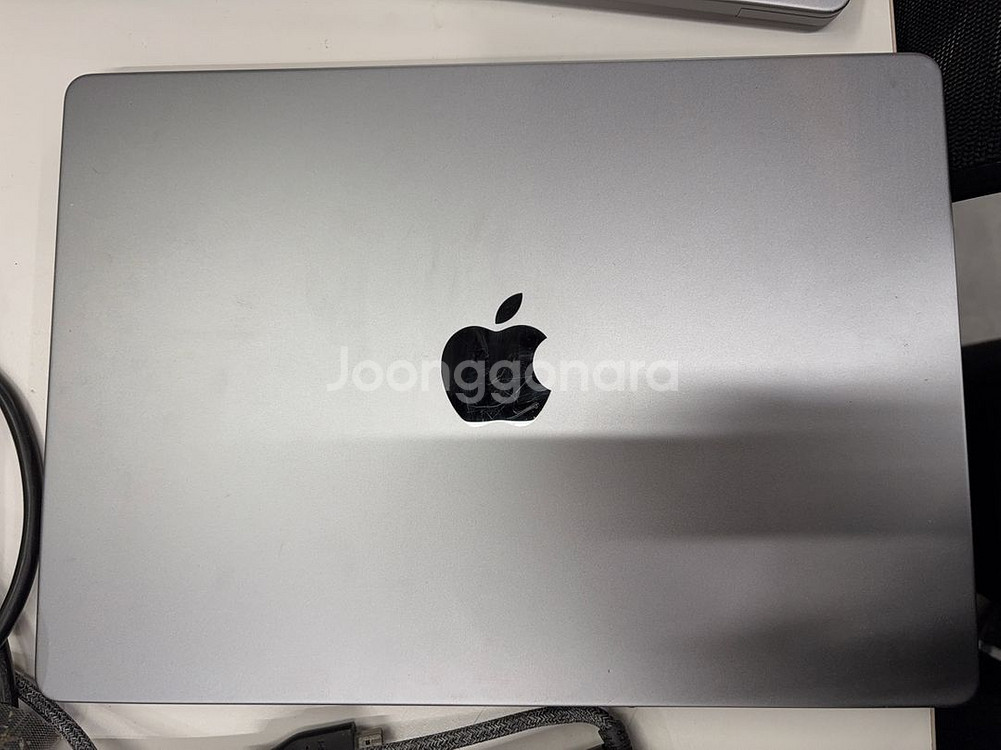 맥북 프로 M1 14 그레이 2021 사이클 155--0