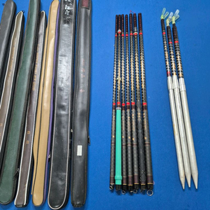 용성 수퍼포인트 낚시대 19ㅡ30칸 7대 동받침대 3대