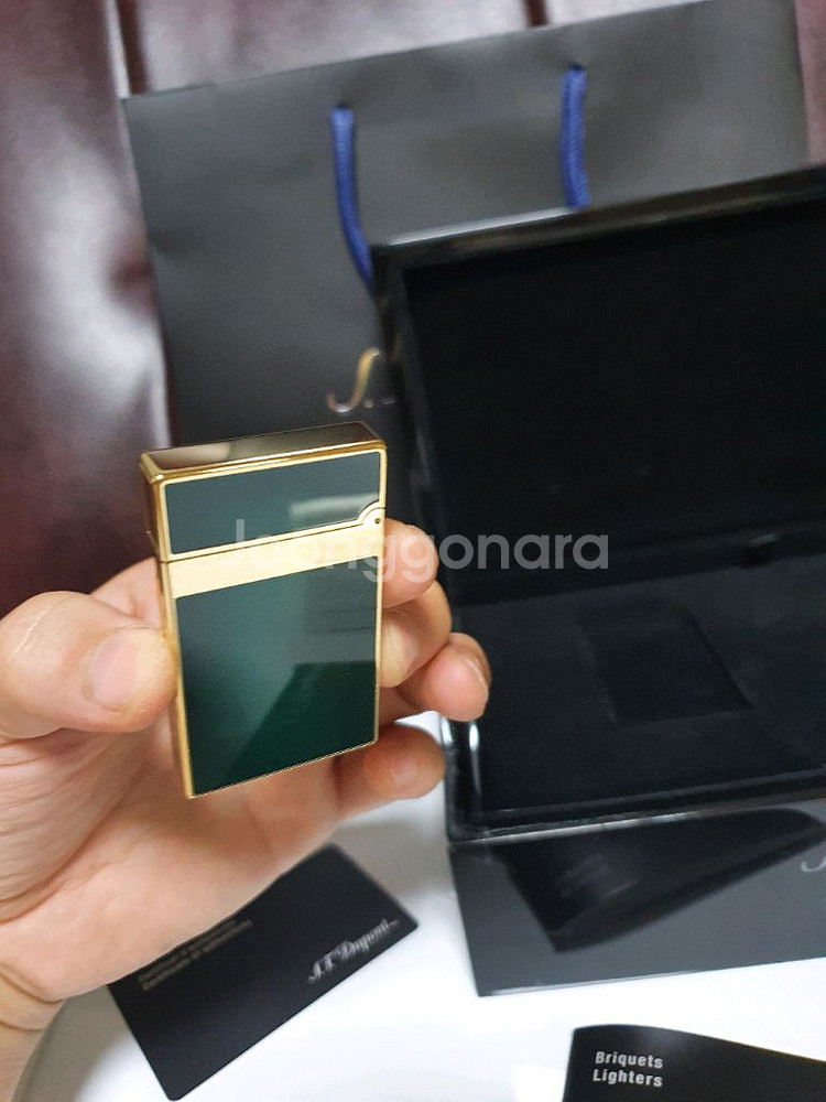 한정판 듀퐁라이터 라인2 신형 ca16259 그린--3