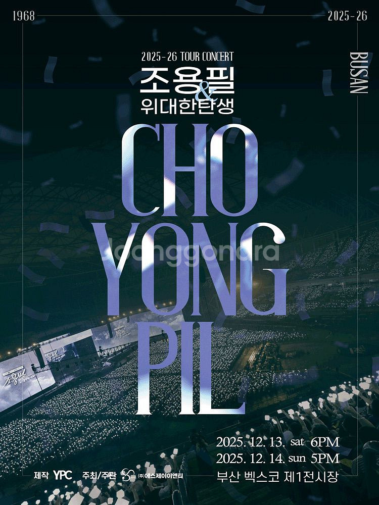 조용필 부산 콘서트 12/14 VIP 3구역 5열 2연--0