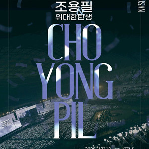 조용필 부산 콘서트 12/14 VIP 3구역 5열 2연
