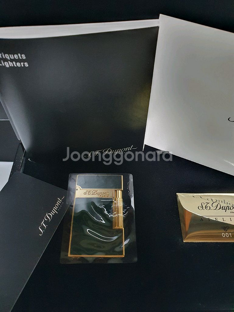 한정판 듀퐁라이터 라인2 신형 ca16259 그린--0