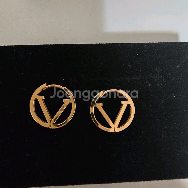 18k핑크골드 귀걸이--1