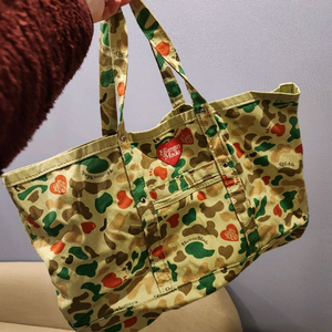 [휴먼메이드] 베르디 콜라보 카모 토트백 / 라지