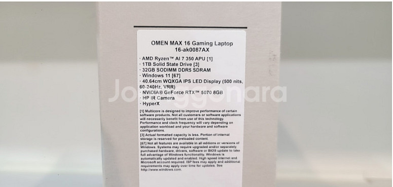 HP OMEN MAX 16-AK0087AX 5070--0