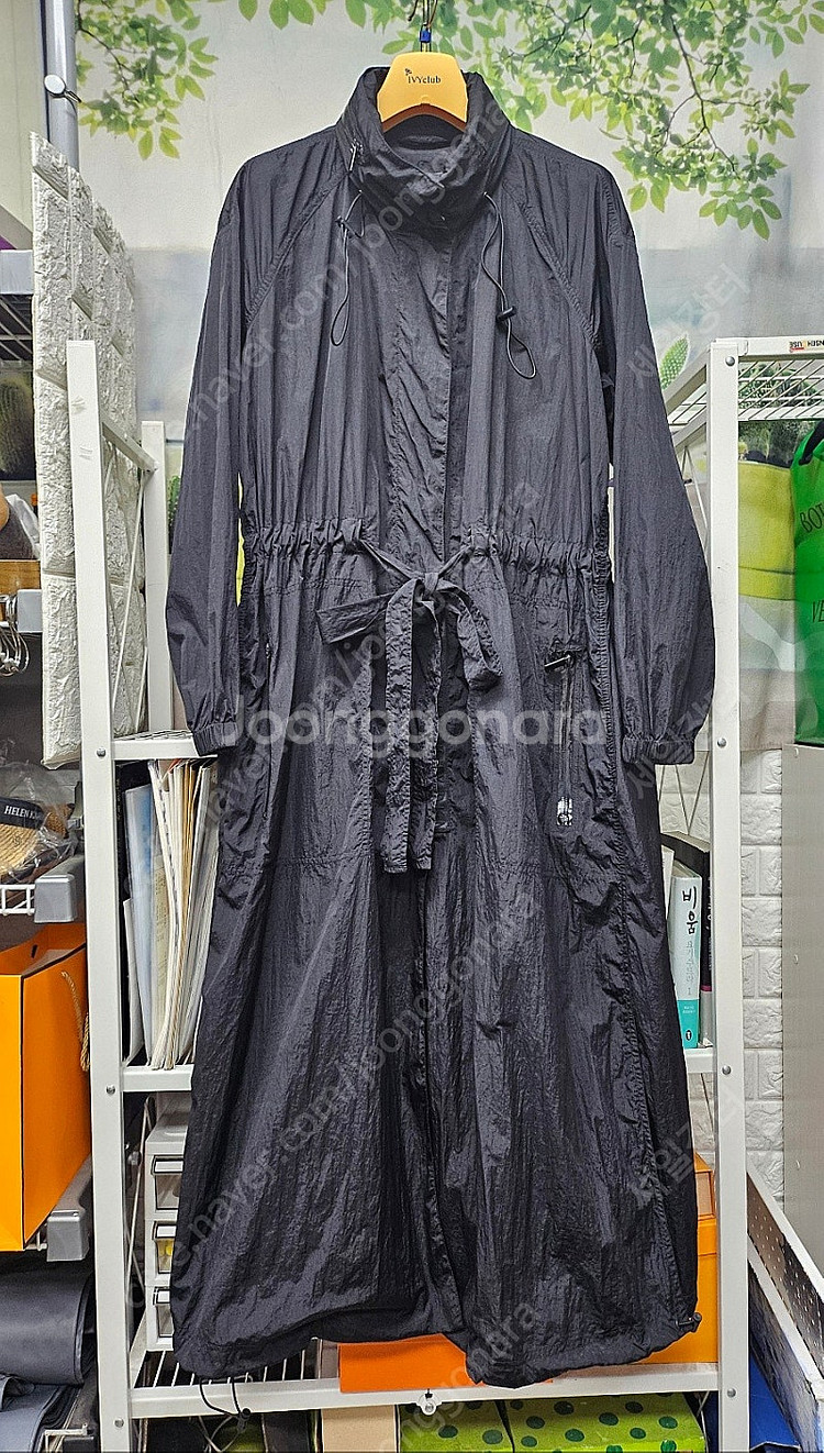 DKNY 여성바람막이 롱자켓 66~77 WJ18--0