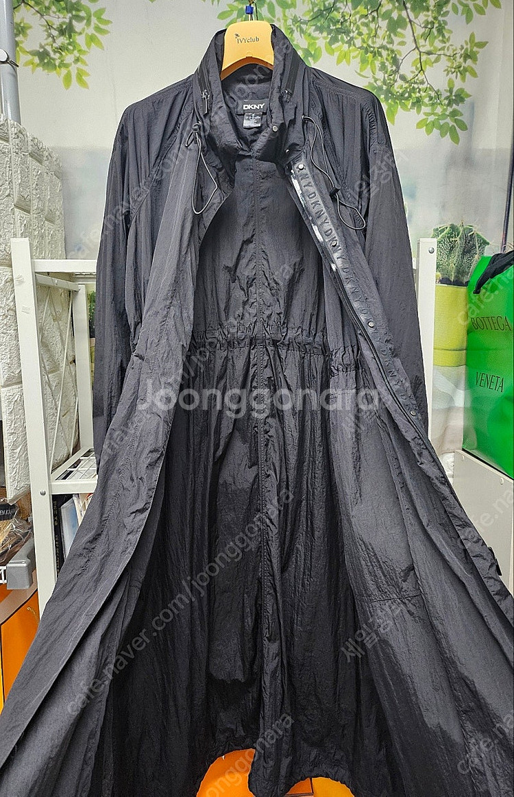 DKNY 여성바람막이 롱자켓 66~77 WJ18--8