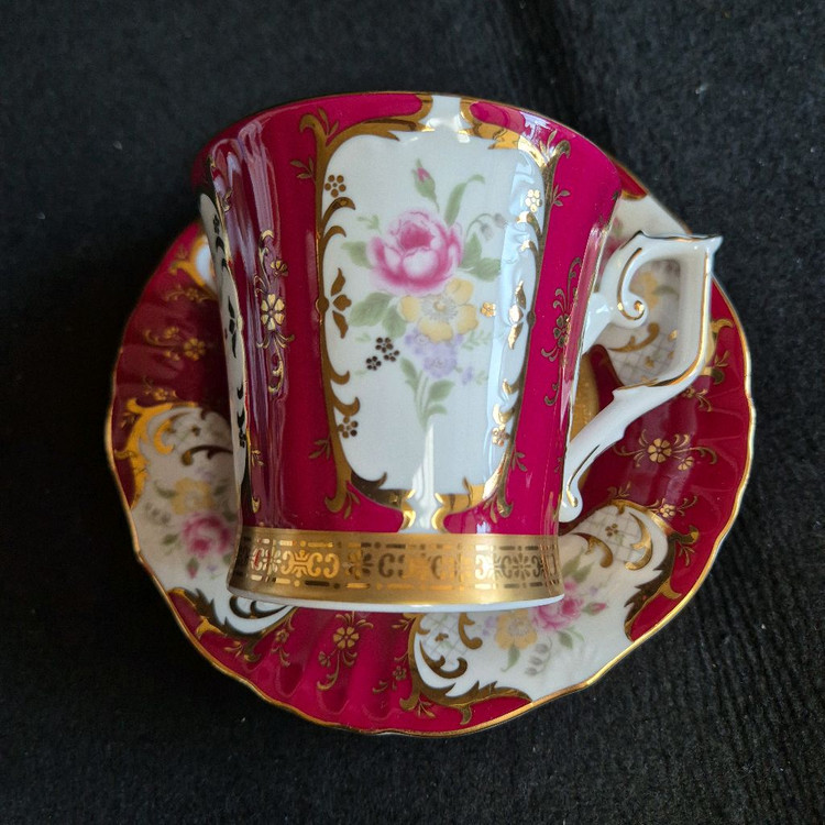 빈티지 행남사 커피잔 2조--3