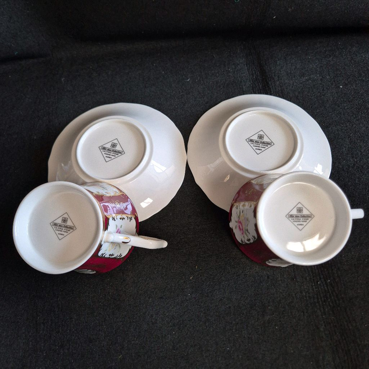 빈티지 행남사 커피잔 2조--5