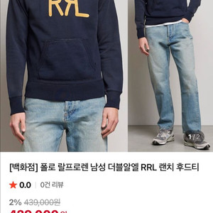 더블알엘 랄프로렌 네이비 후드