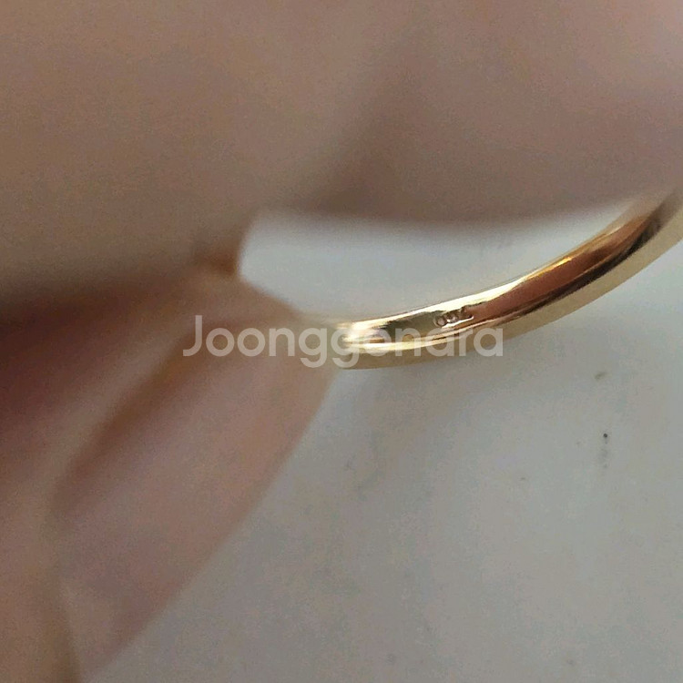 18k핑크골드 반지--4