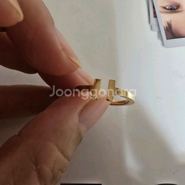 18k핑크골드 반지--3