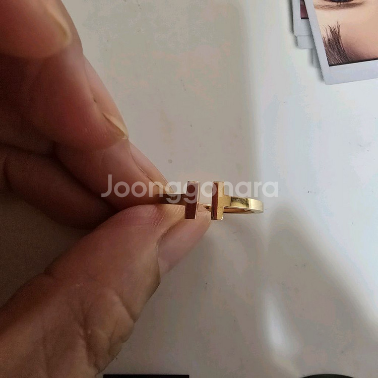 18k핑크골드 반지--2