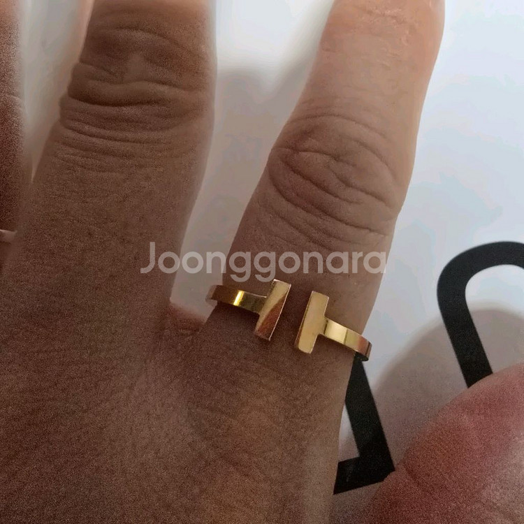 18k핑크골드 반지--5