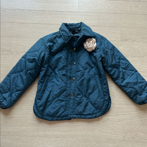 솜경량패딩 7y(코사지 제거가능)