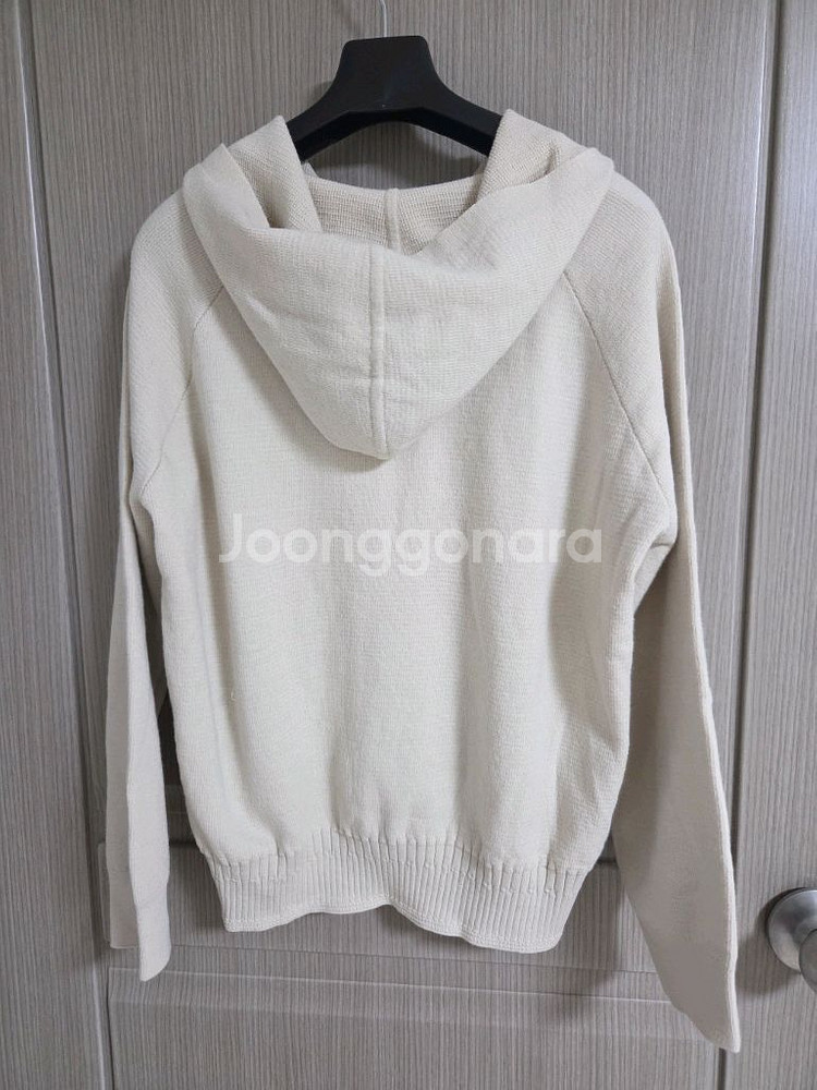 SJSJ 레터링 후드 니트탑 랑방 타임 마인 더캐시미어--1