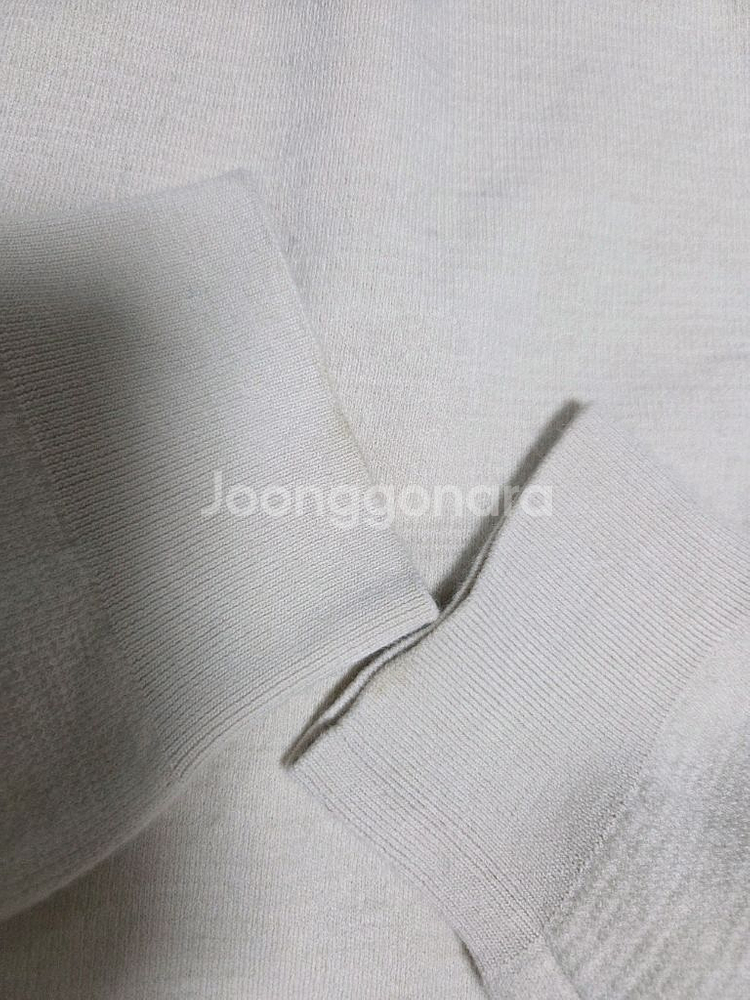 SJSJ 레터링 후드 니트탑 랑방 타임 마인 더캐시미어--4