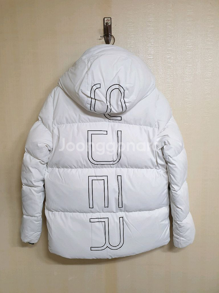 스파이더 남녀공용 백 레터 숏 다운 자켓/90/S--4