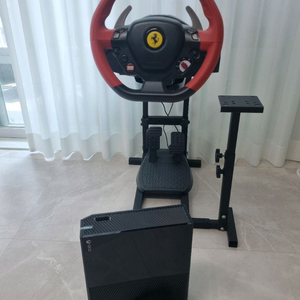 XBOX ONE+페라리 스파이더 레이싱휠/거치대 세트