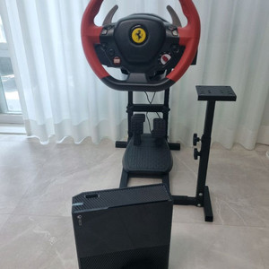 XBOX ONE+페라리 스파이더 레이싱휠/거치대 세트