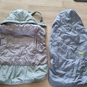 베이비머핀 아기띠 워머+바람막이