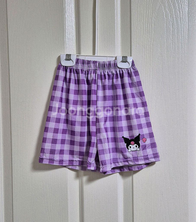 산리오 쿠로미 반팔티+반바지 상하복세트(140/6-7)--7