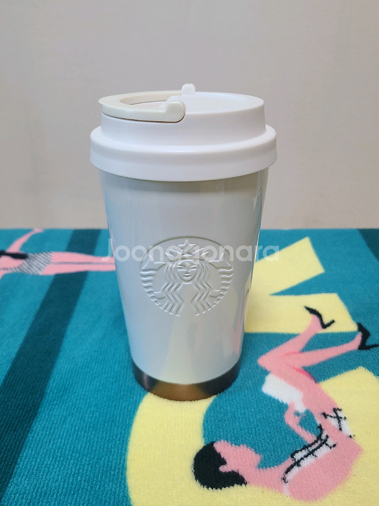스타벅스 엘마 화이트 텀블러 355ml--0