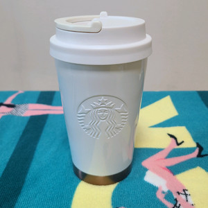 스타벅스 엘마 화이트 텀블러 355ml