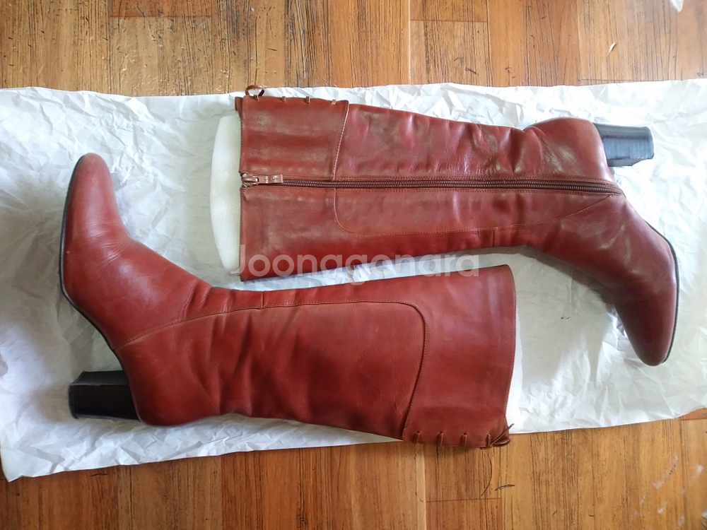 여성 소가죽 부츠 230--2