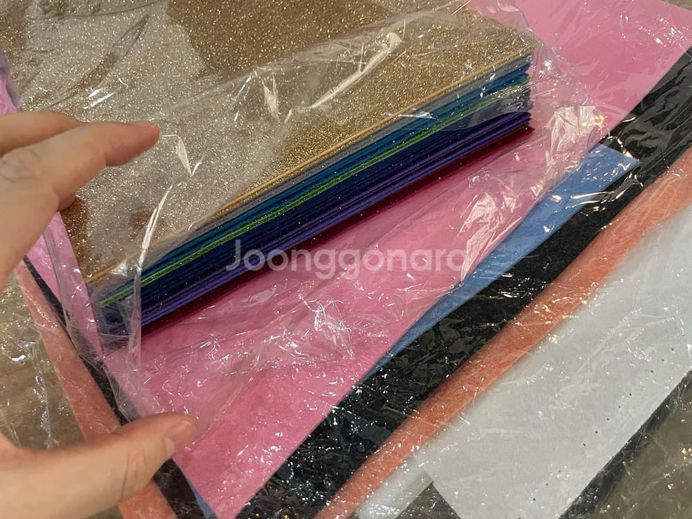 비접착식 글리터펠트 22장 일괄--1