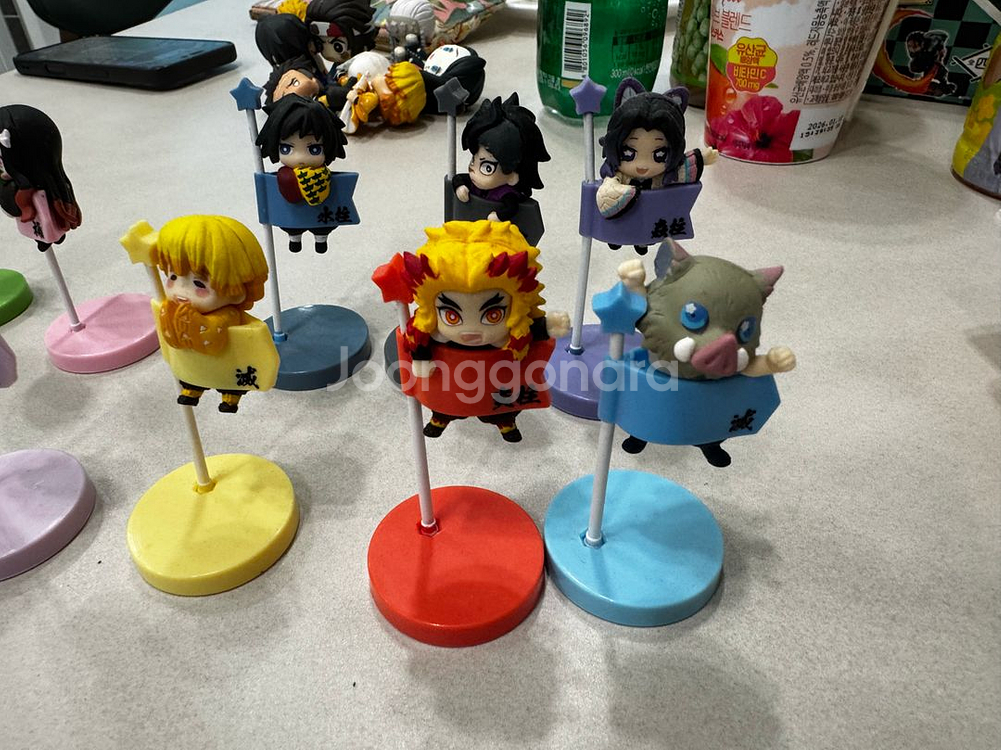 귀멸의칼날 깃발 가챠 세트--0