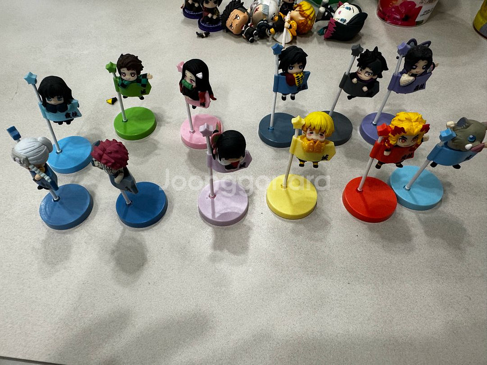 귀멸의칼날 깃발 가챠 세트--3