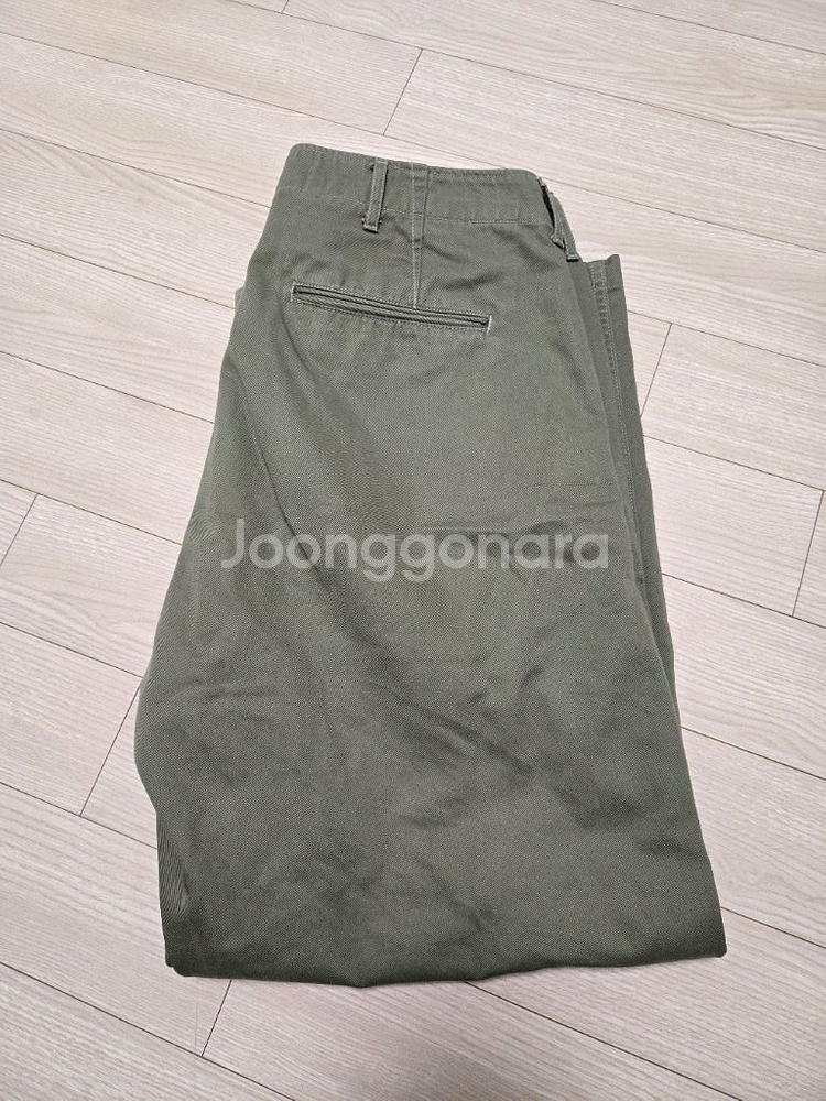 풀카운트 1201 us army 치노 올리브--2