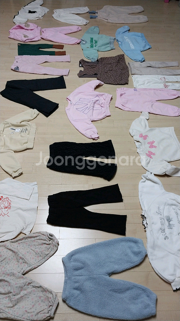 여아90~100호 베베드피노 외 기모 일괄택포--0