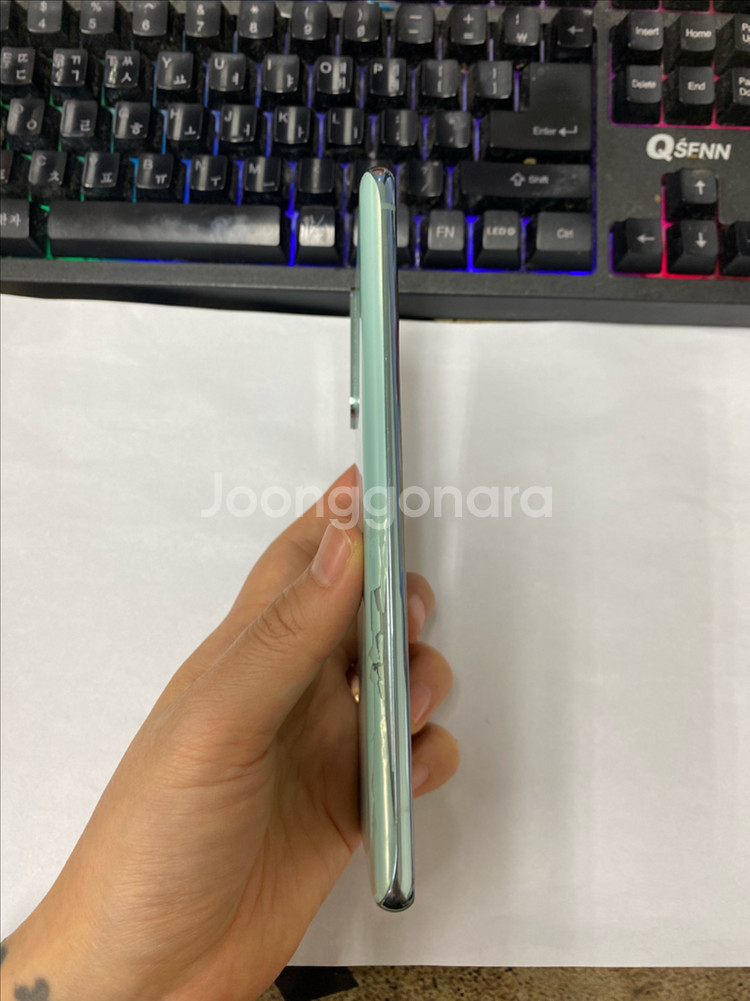 KT 갤럭시S20FE 민트 액정SS급 128G 무잔상--5