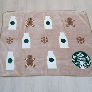 스타벅스 홀리데이 무릎담요 쿠키 (새상품)