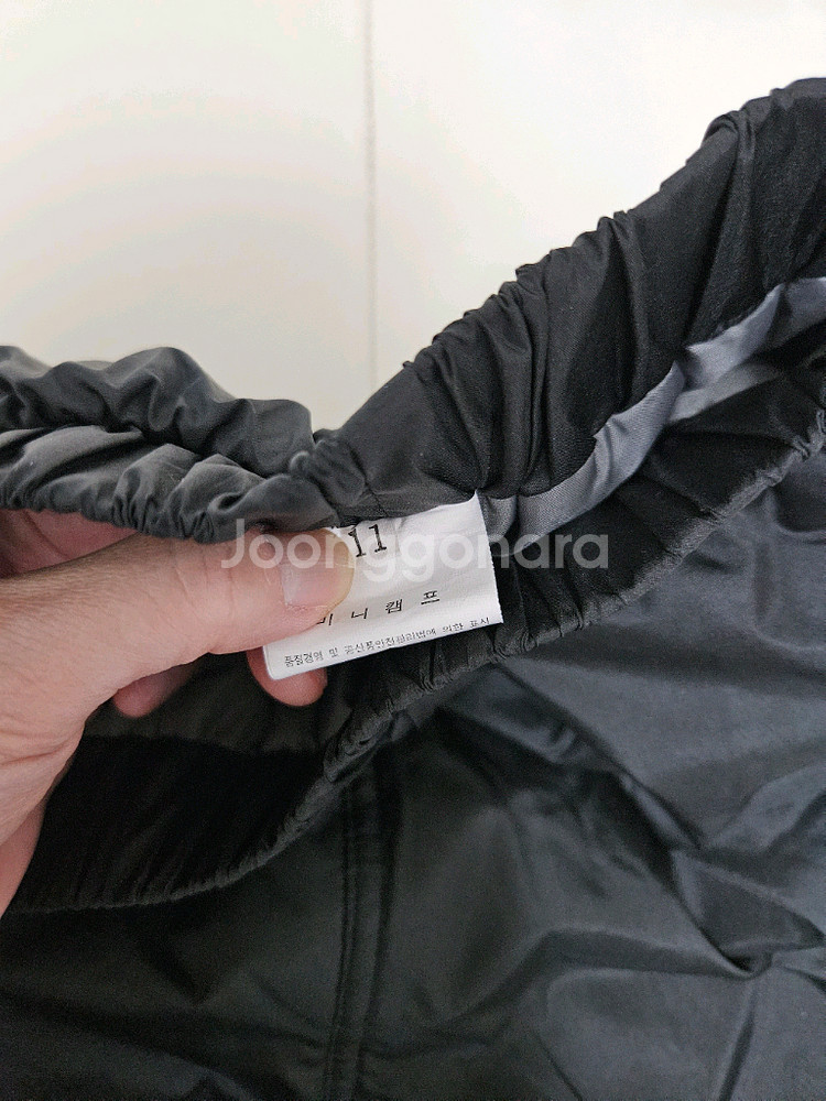 데상트 팀복 구스 패딩 130+패딩바지 스키복 가능--7